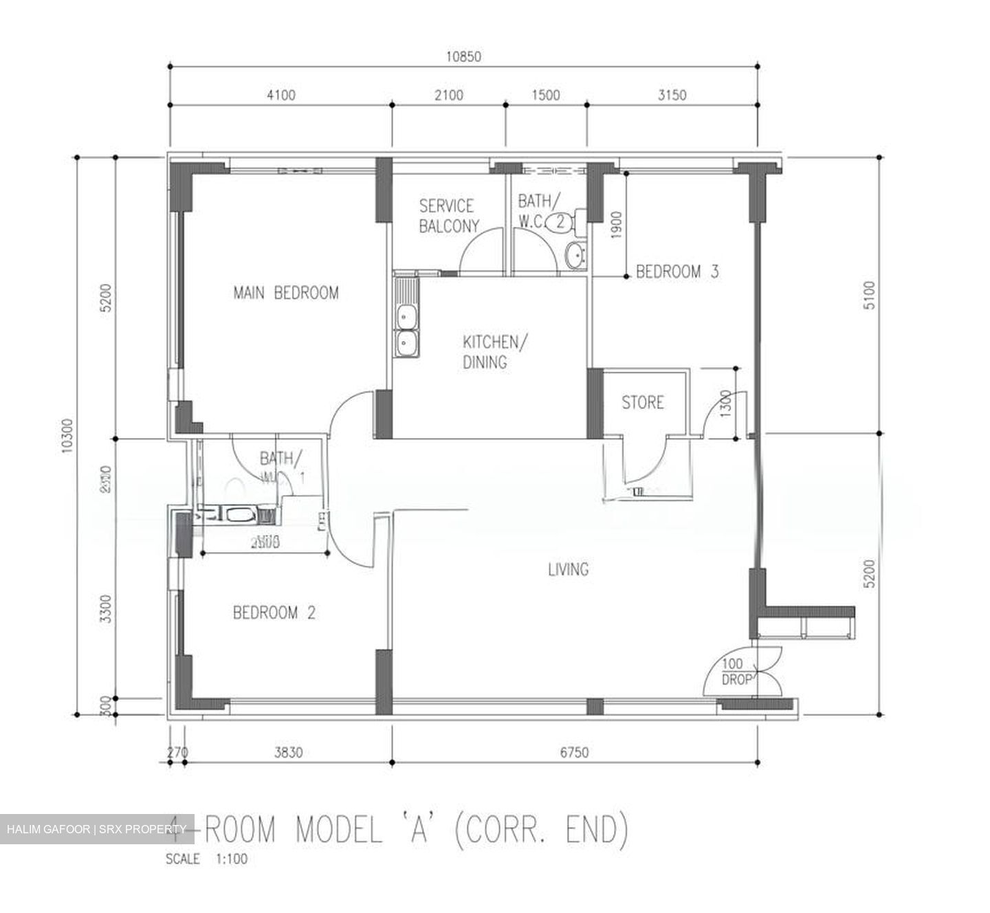 Blk 130 Clarence Ville (Queenstown), HDB 4 Rooms #564174581